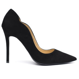 Pantofi dama Guban 1250 piele velur negru
