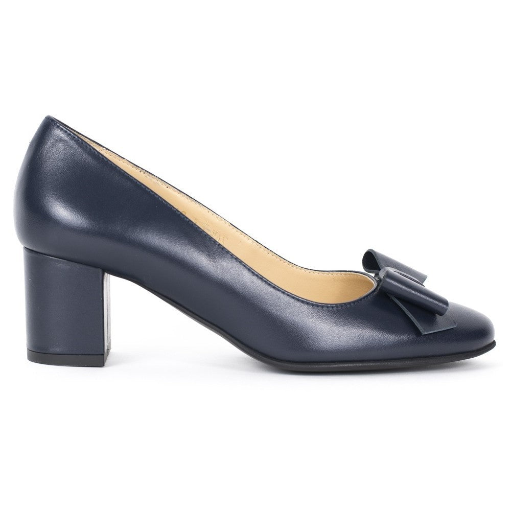 Pantofi dama Guban 3486 piele nappa bleumarin