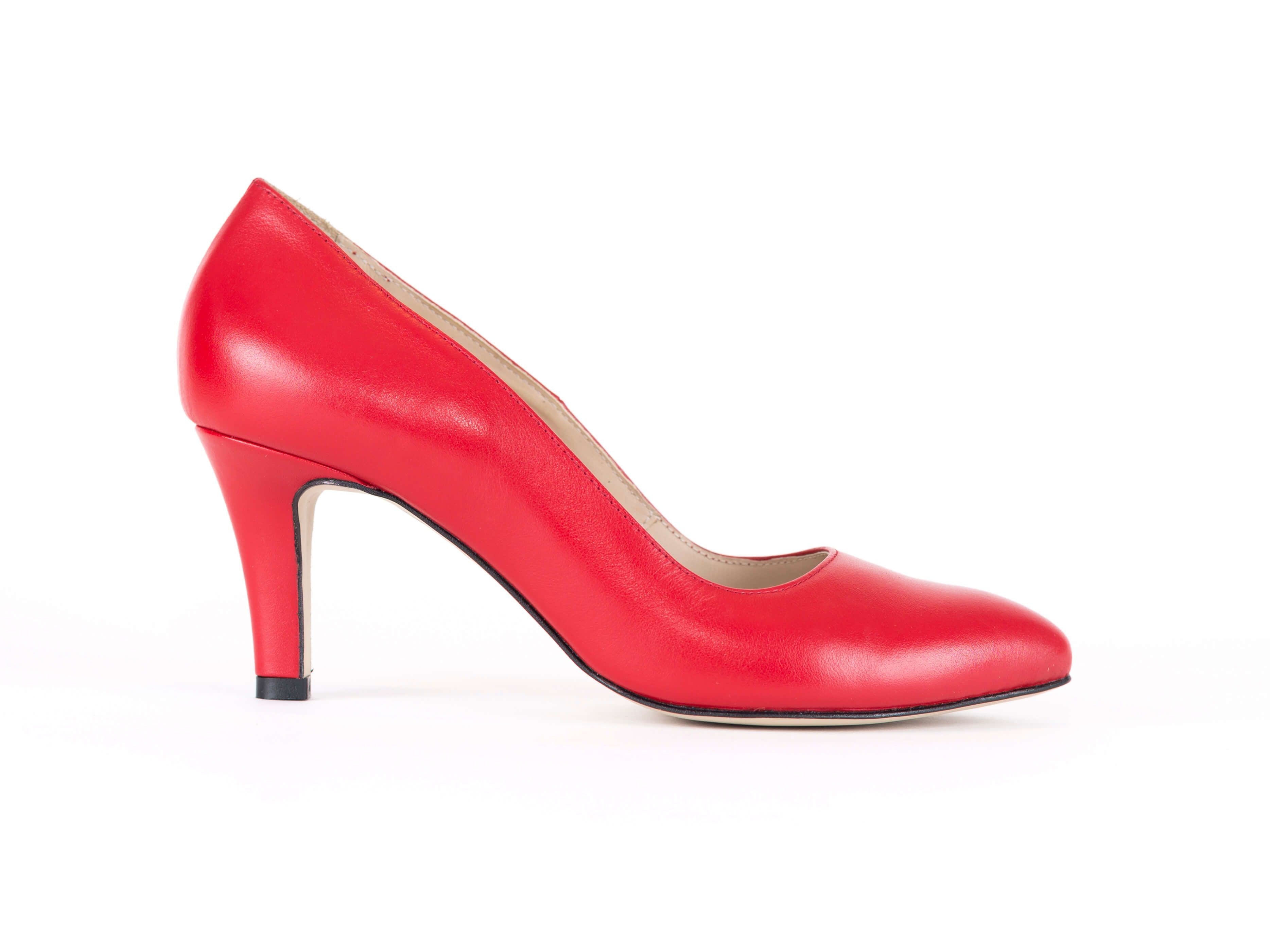 Pantofi dama Guban 3063 piele nappa rosu