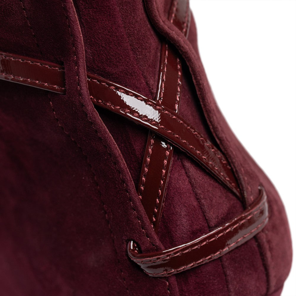 Cizme dama Guban model 1529 velur bordo-lac bordo