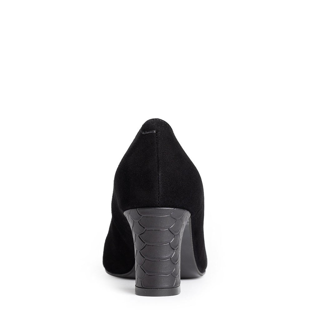 Pantofi dama Guban model 4292 piele velur negru- nappa K25 negru