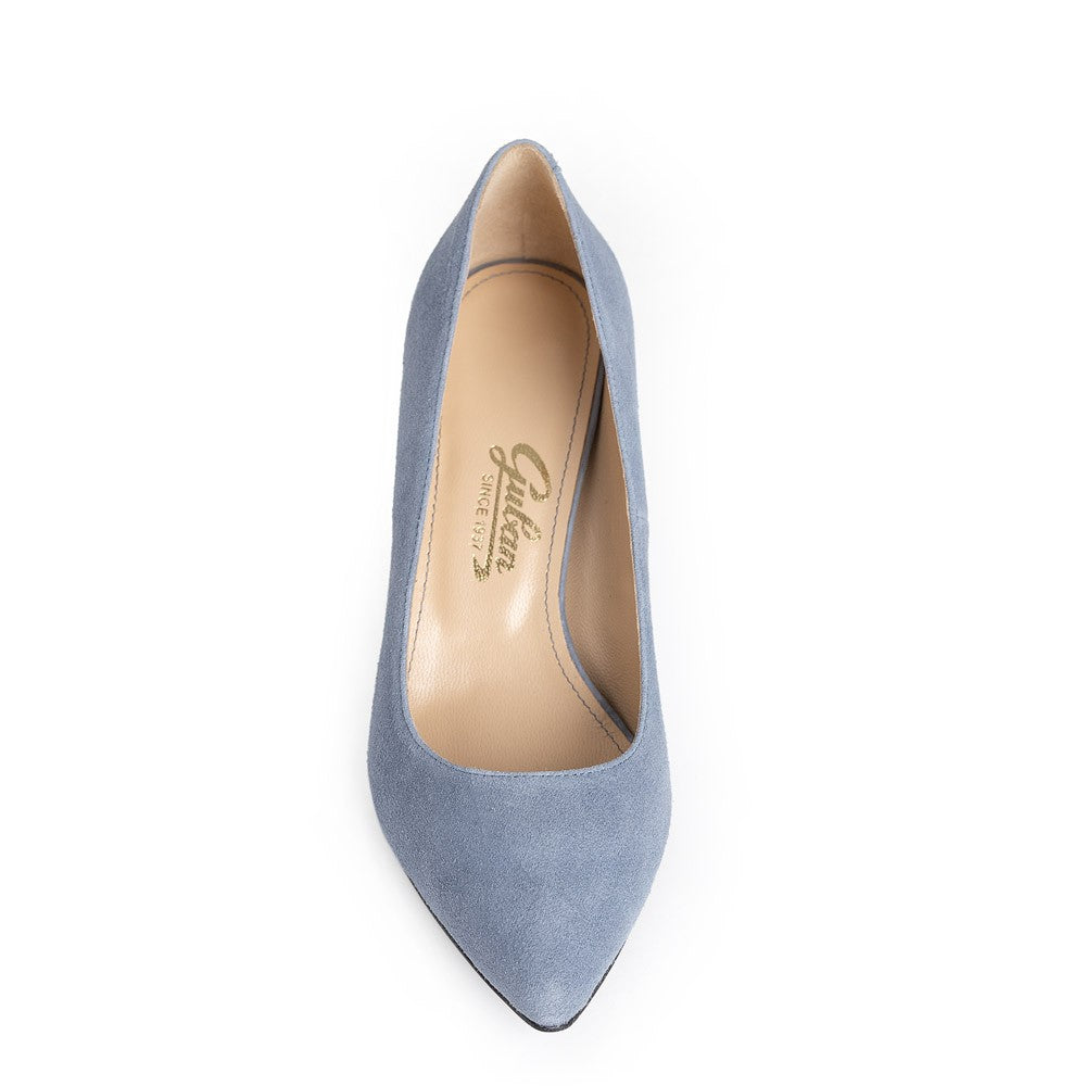 Pantofi dama Guban model 3514-6 piele velur albastru