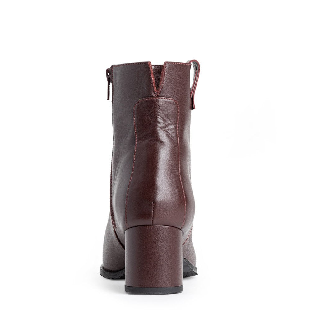 Botine dama Guban model 3647 nappa bordo