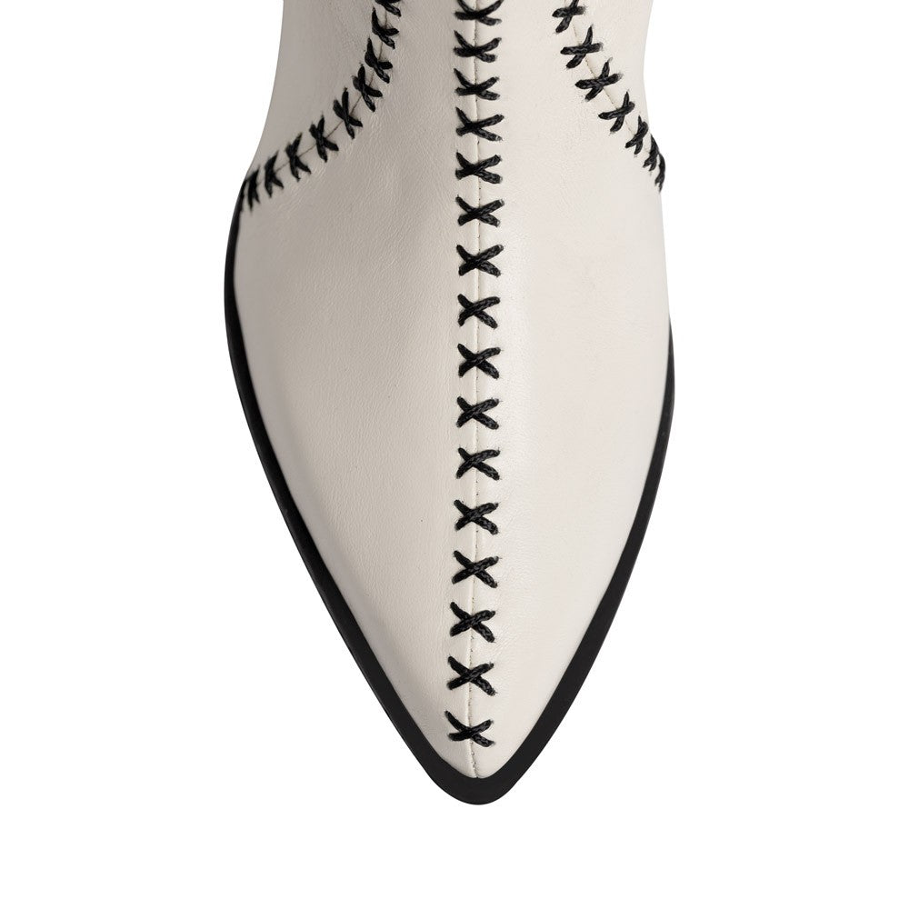 Ciocate dama Guban model 3651 piele nappa crem