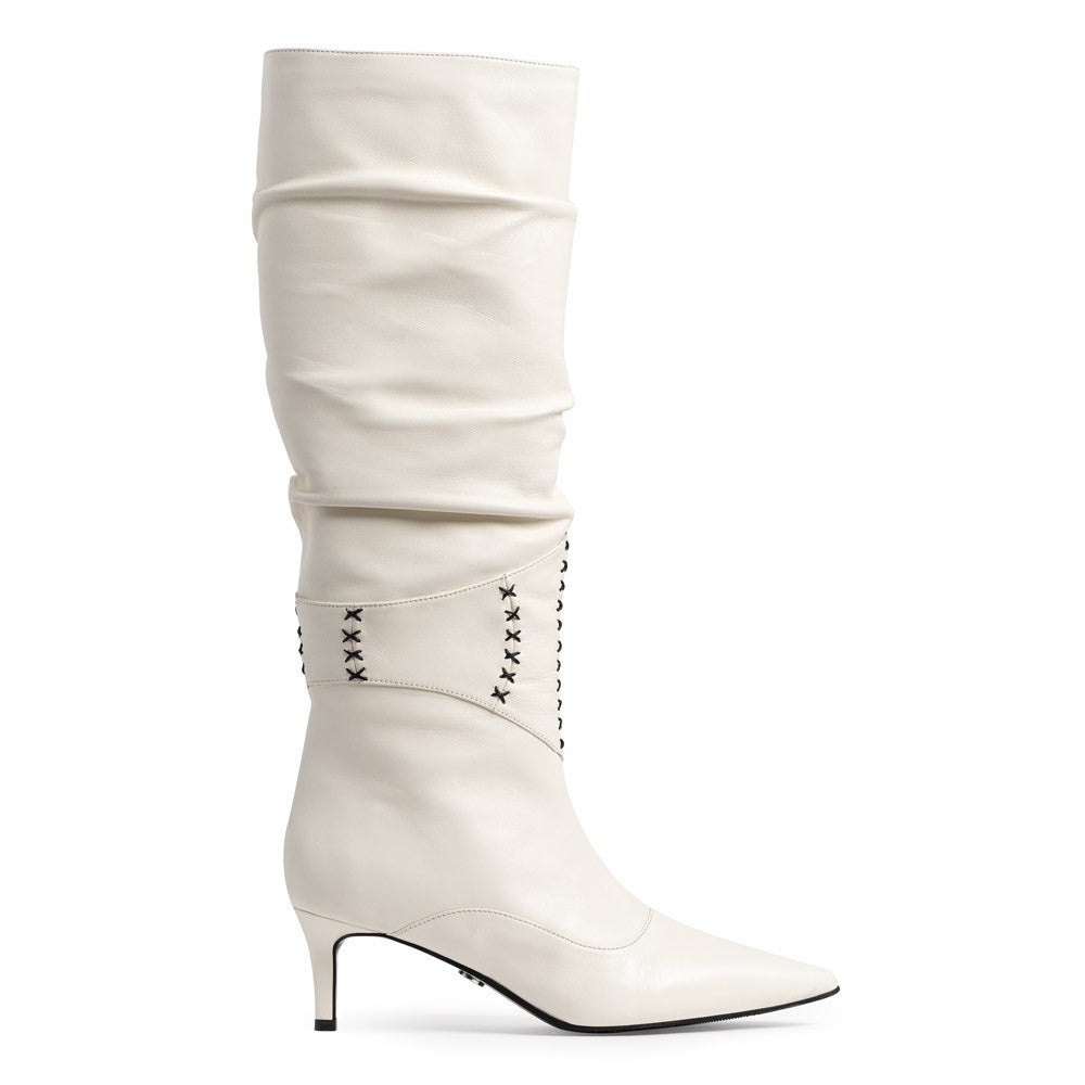 Cizme dama Guban model 1537 nappa crem