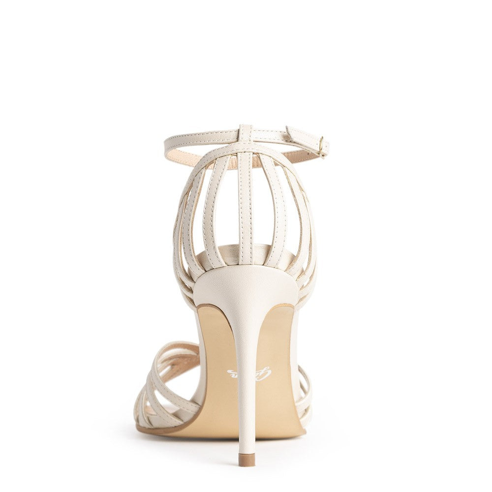 Sandale dama Guban model 1539 nappa crem perlat