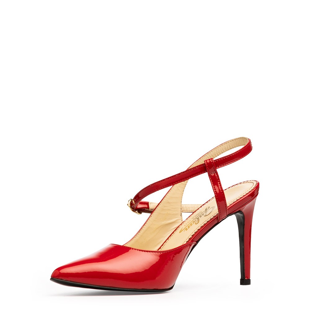 Pantofi dama Guban model 1493 lac rosu