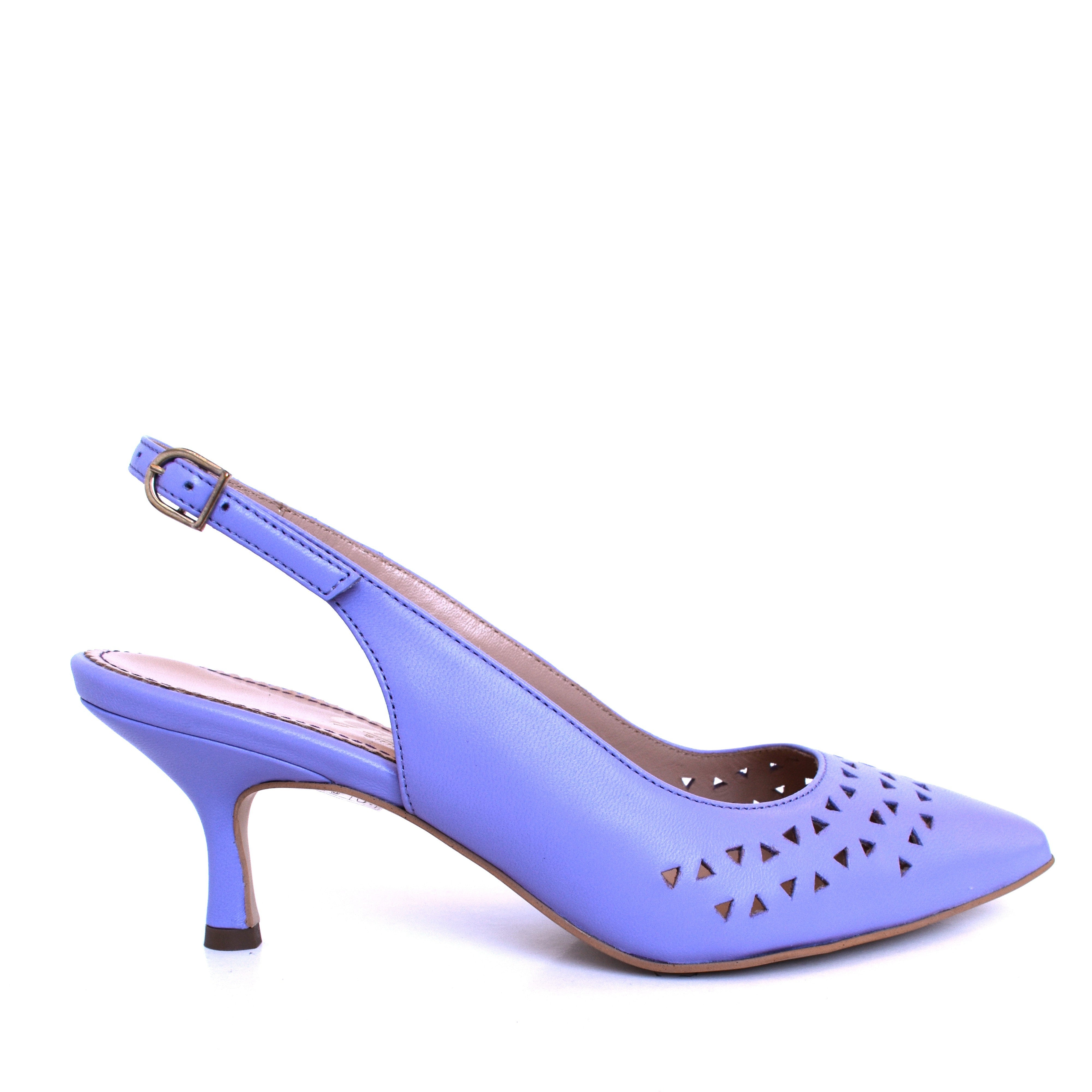 Pantofi dama Guban model 1489 nappa lila