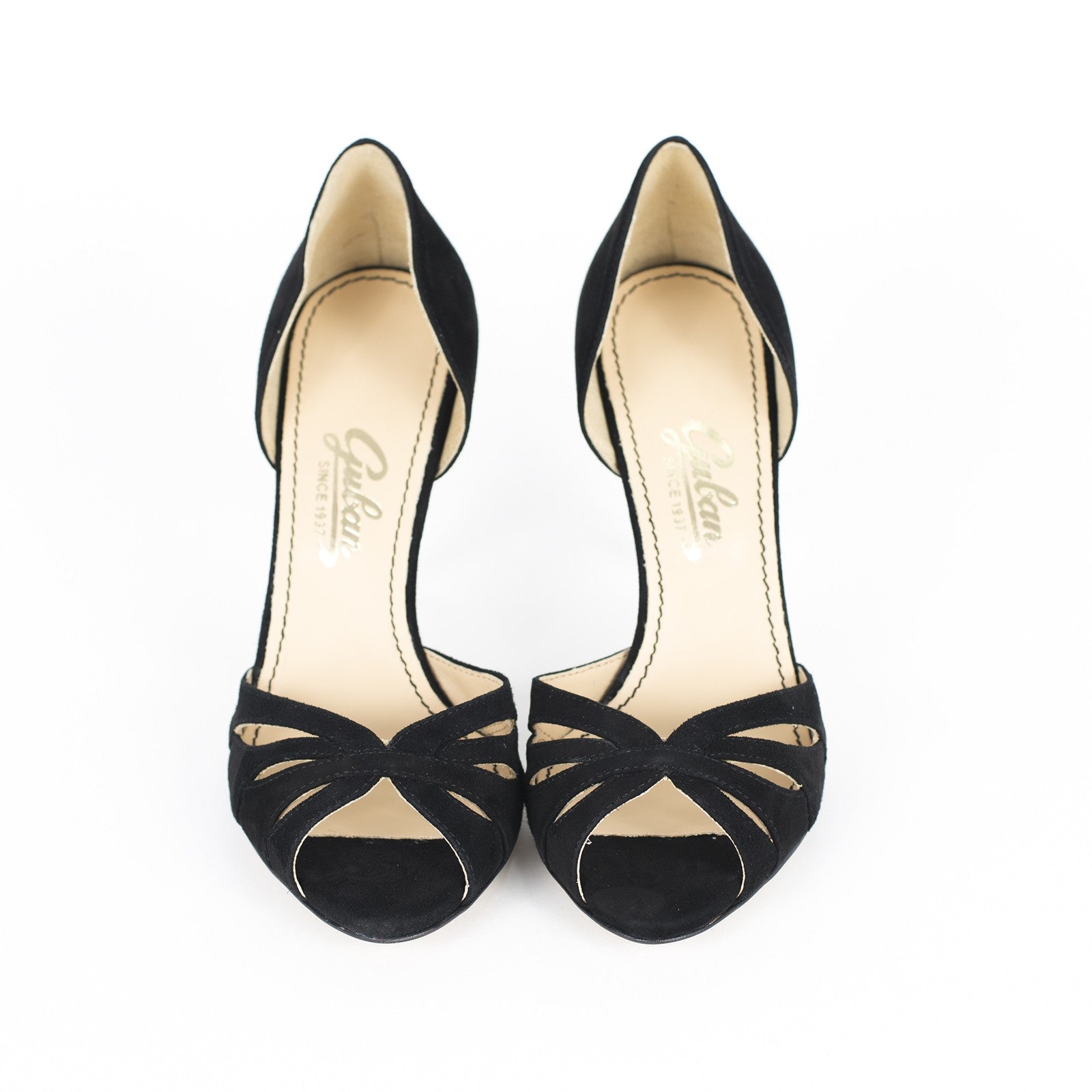 Pantofi dama Guban 1586-6 piele velur negru