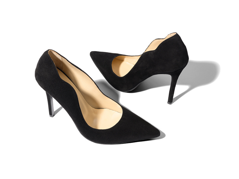 Pantofi 1250 Velur Negru