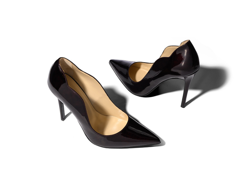 Pantofi 1250 Naplac Bordo