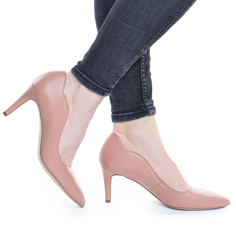 Pantofi de dama Guban 1343 nappa roz