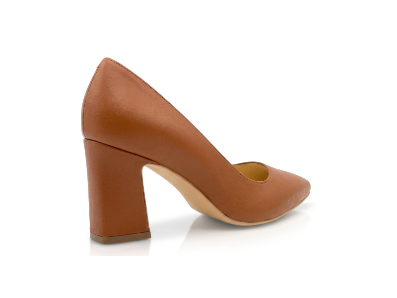 Pantofi 1352 Nappa Castaniu