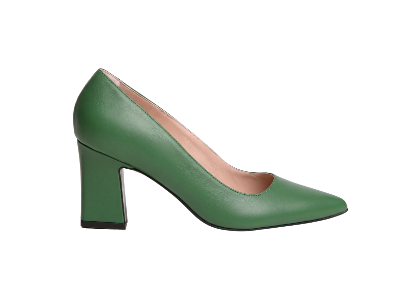 Pantofi 1352 nappa verde
