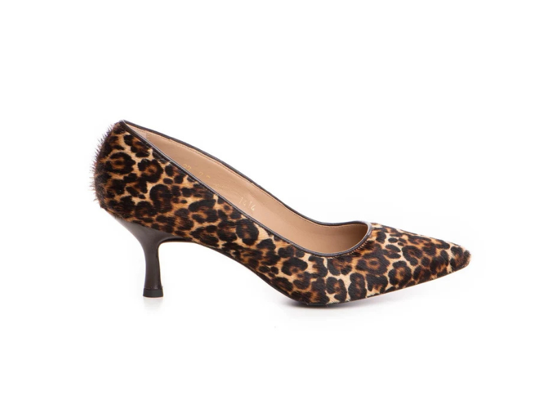 Pantofi 1414 Ponei & Nappa Maro