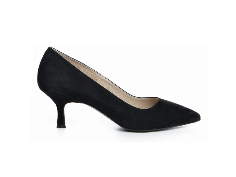 Pantofi 1414 Velur Negru