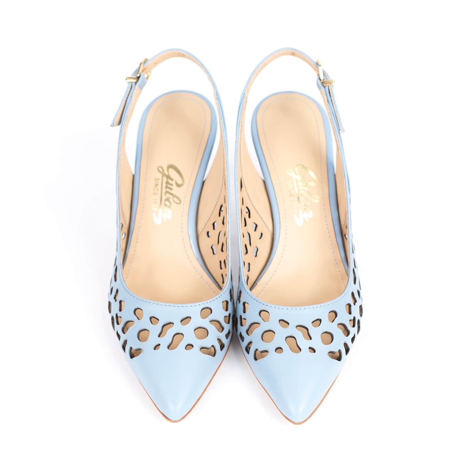 Pantofi dama Guban 1216 piele nappa sky