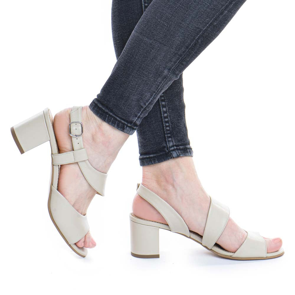 Sanda dama Guban 3581 nappa crem