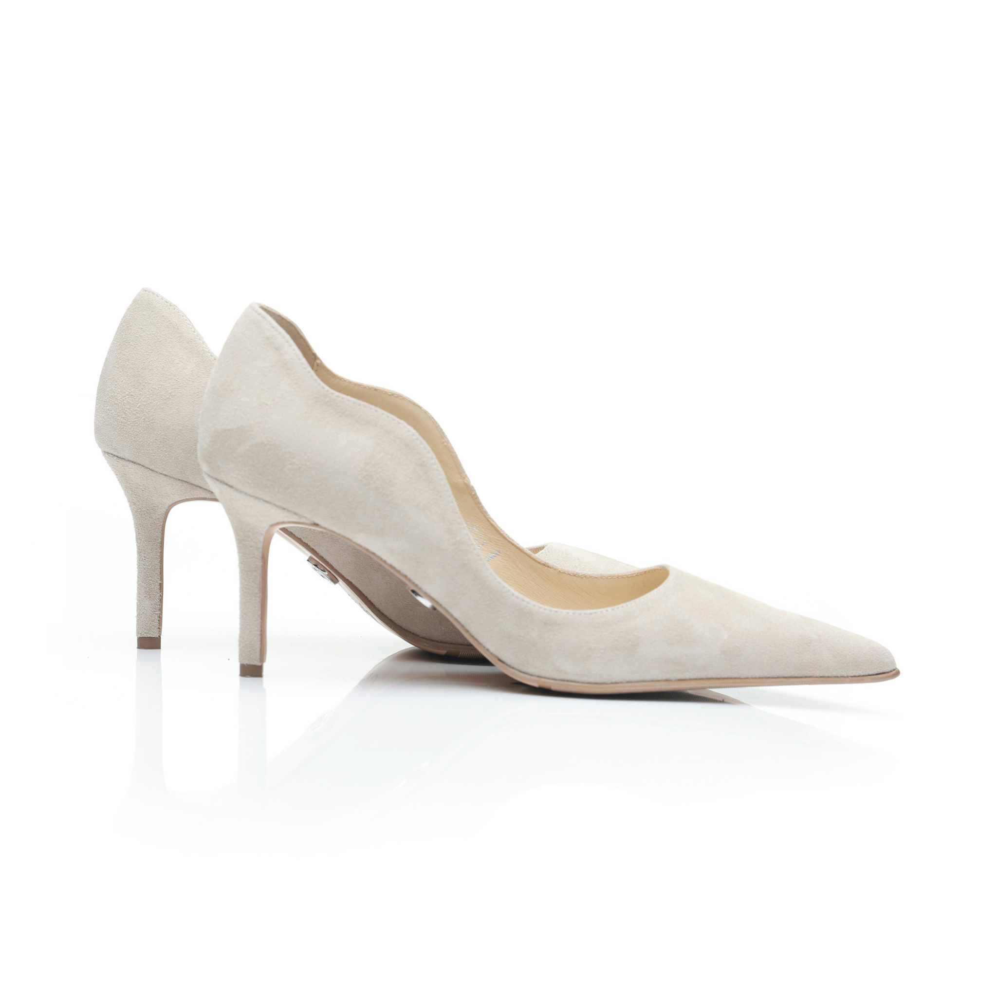 Pantofi 1531 Velur Nude