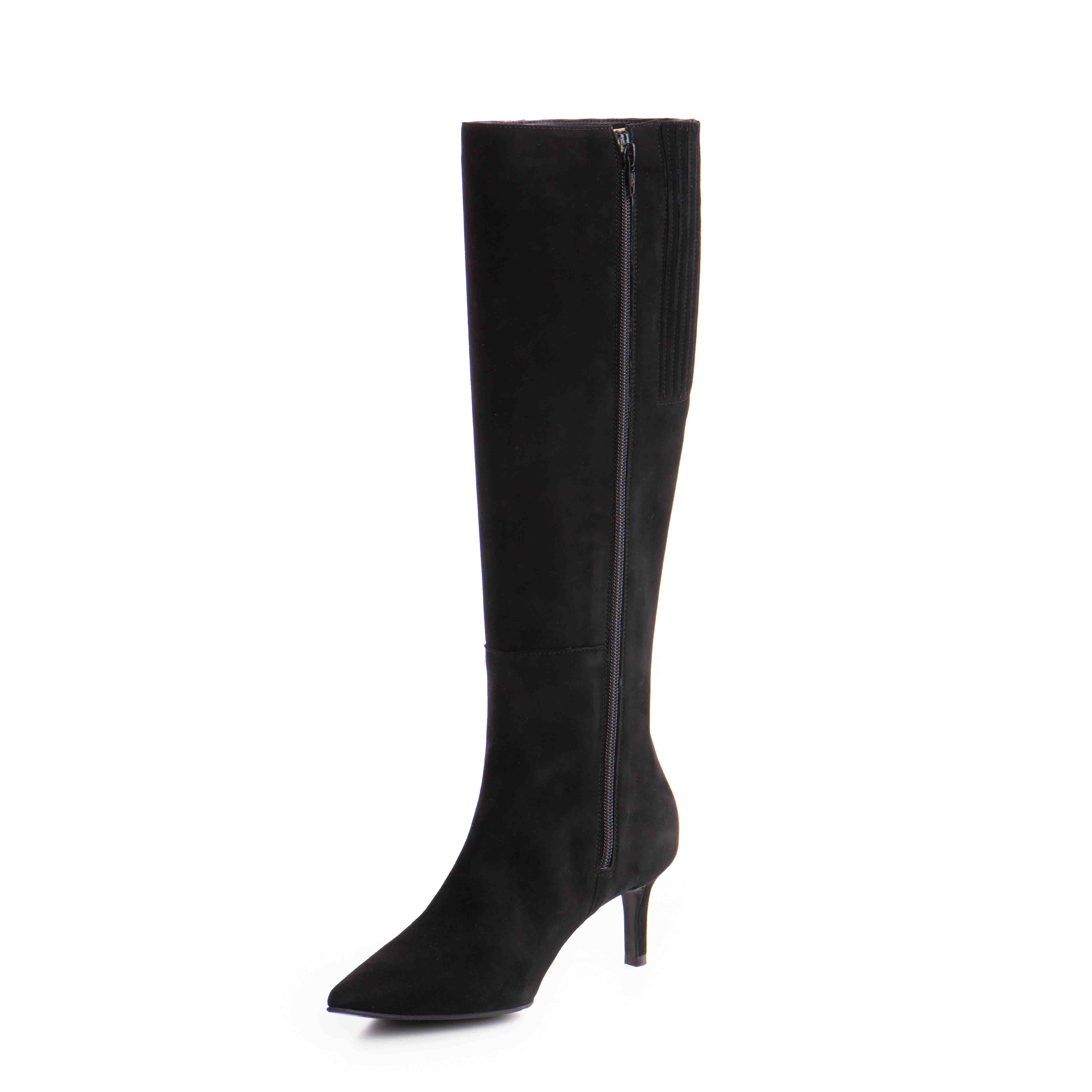 Cizme dama Guban model 1563 velur negru