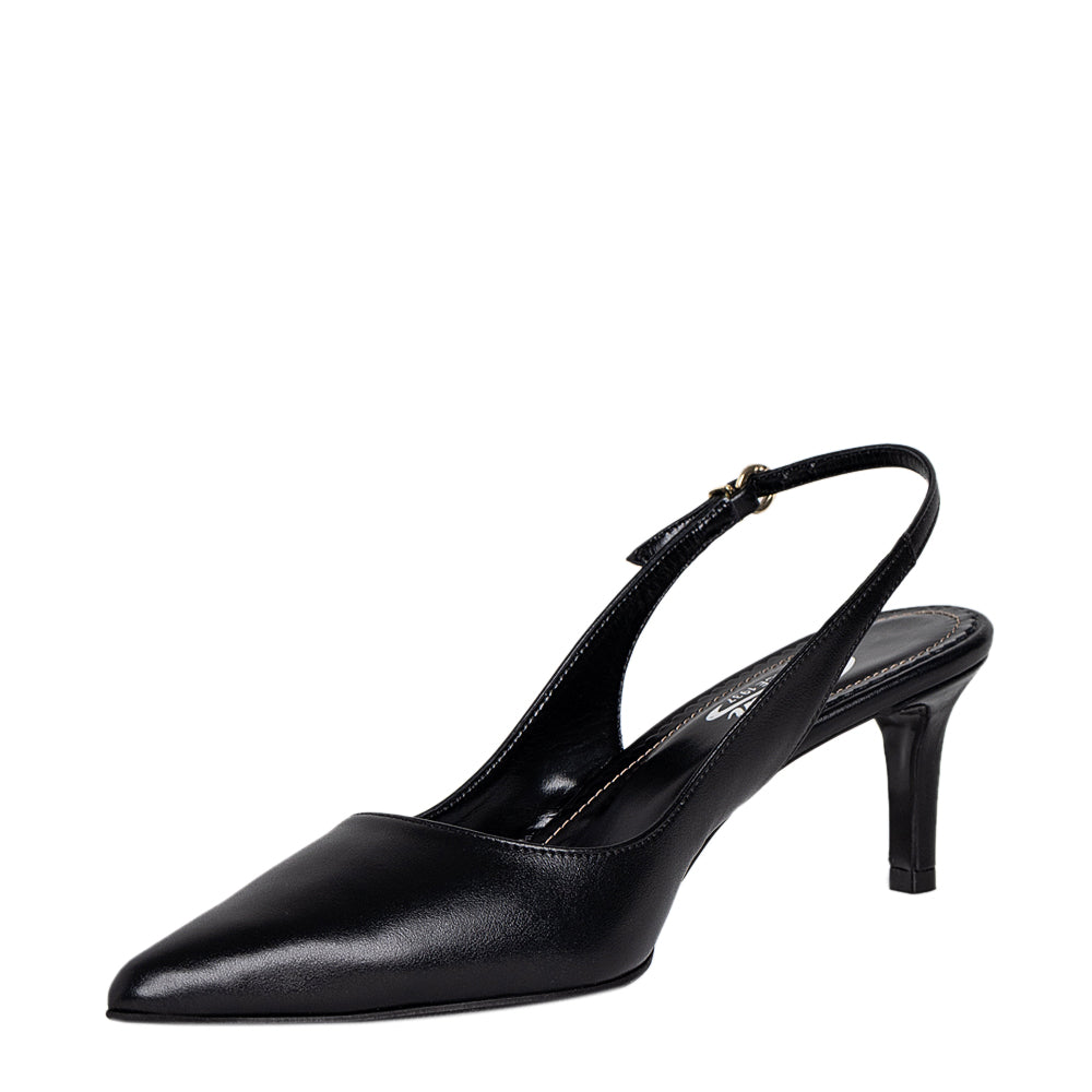 Pantofi dama Guban model 1568 piele nappa negru