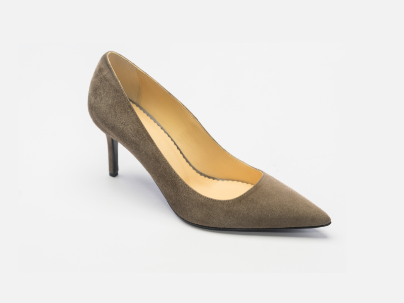 Pantofi 1570 Velur Tabac