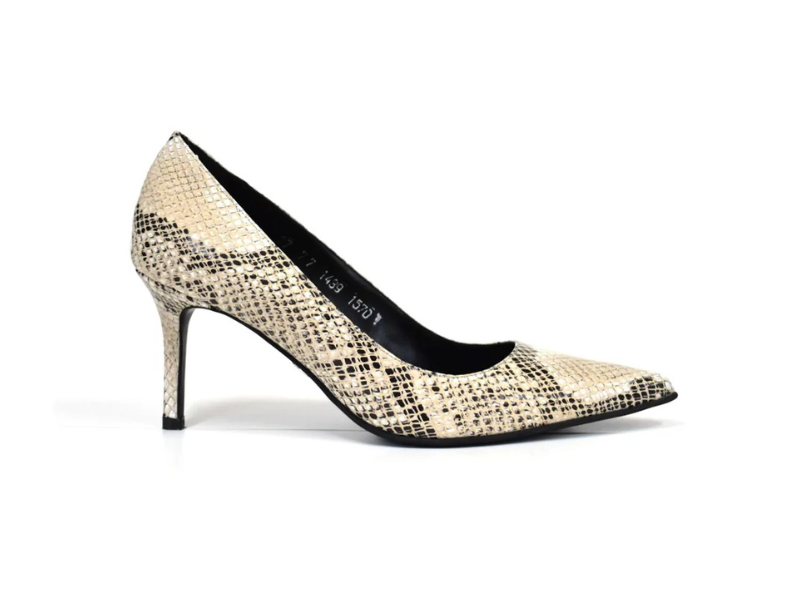Pantofi 1570 Nappa Piton Bej