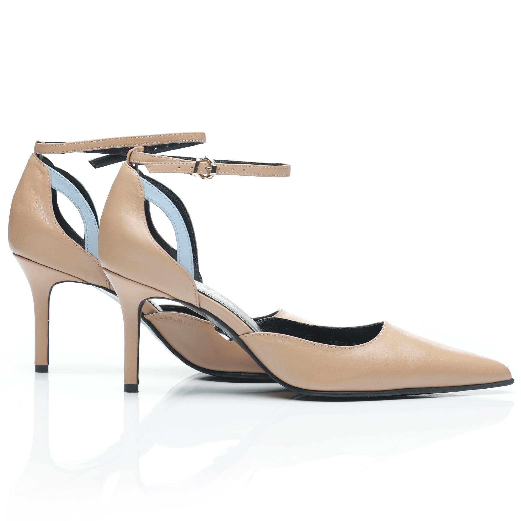 Pantofi 1574 Nappa Capuccino Sky