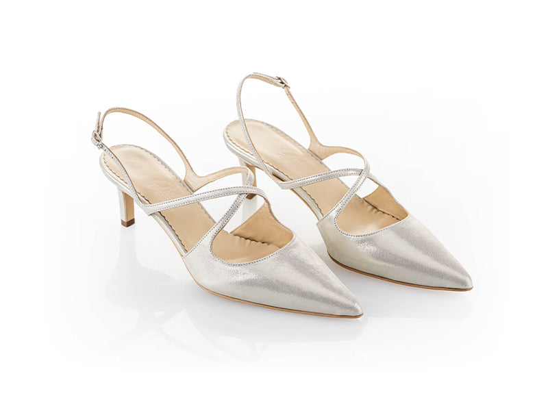 Pantofi 1590 Nappa Silver