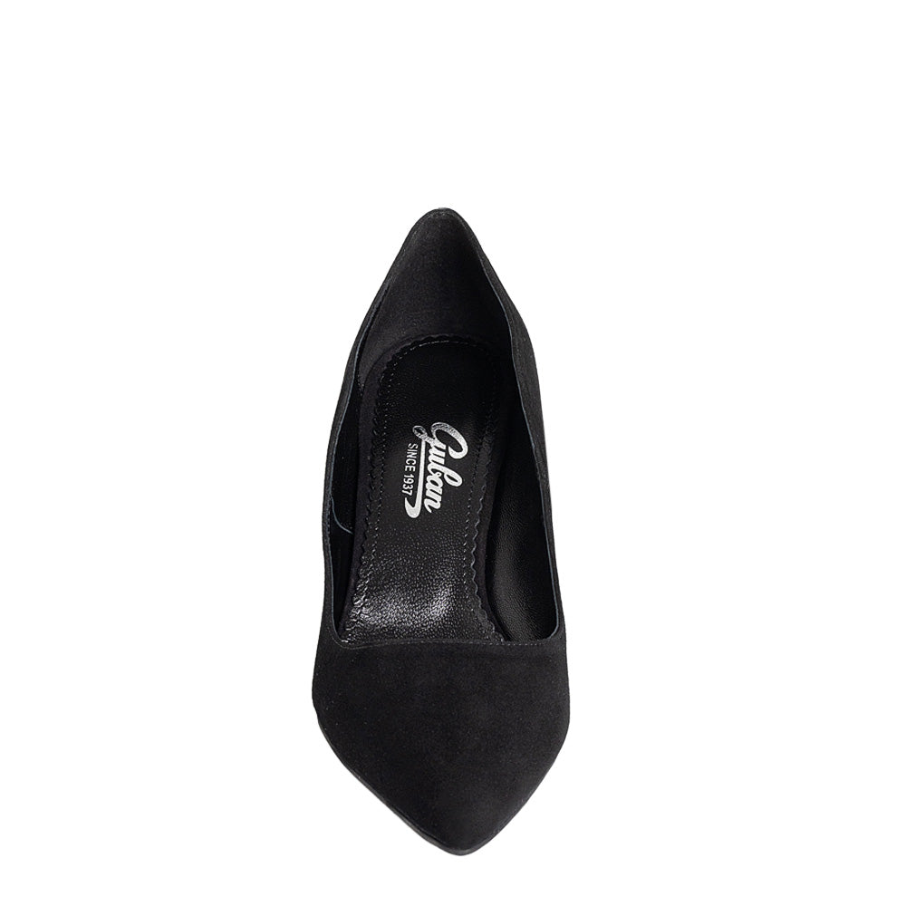 Pantofi 1592 Velur Negru