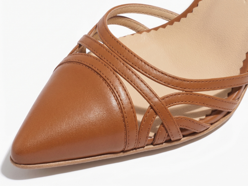 Pantofi 1596 Nappa Castaniu