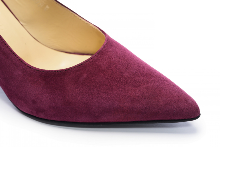 Pantofi 1598 Velur Visiniu