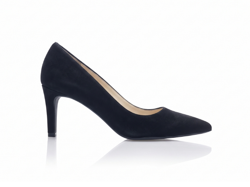 Pantofi 1598 Velur Negru