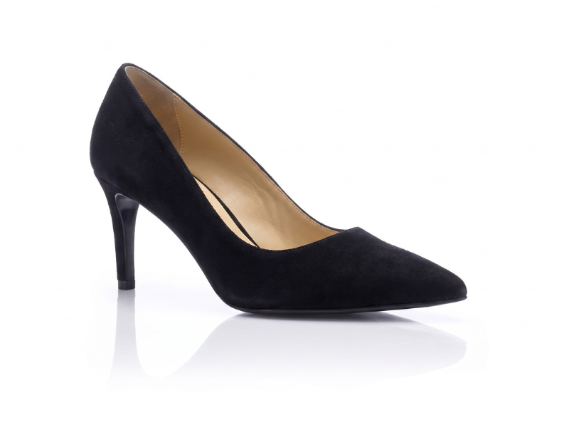 Pantofi 1598 Velur Negru