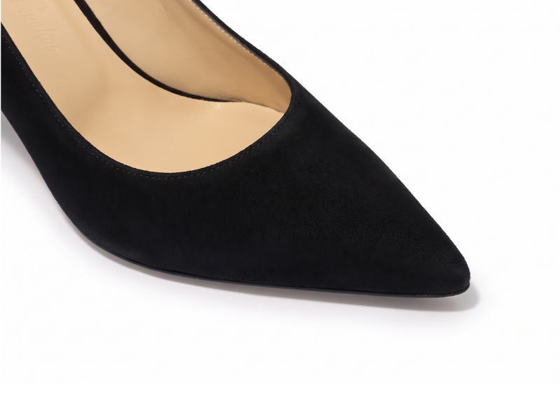 Pantofi 1598 Velur Negru