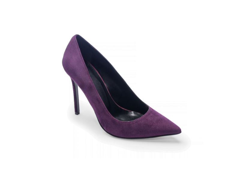 Pantofi 1606 Velur Violet