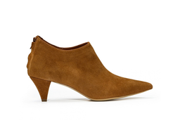 Botine 1610 Velur Camel