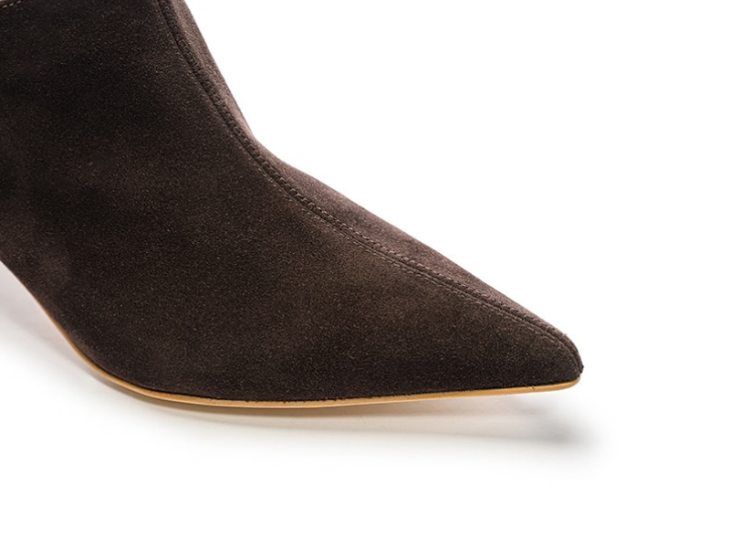 Botine 1610 Velur Maro