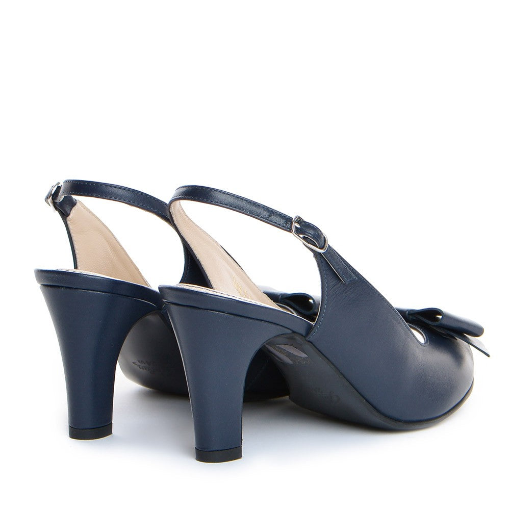 Sanda dama Guban 3585 nappa bleumarin