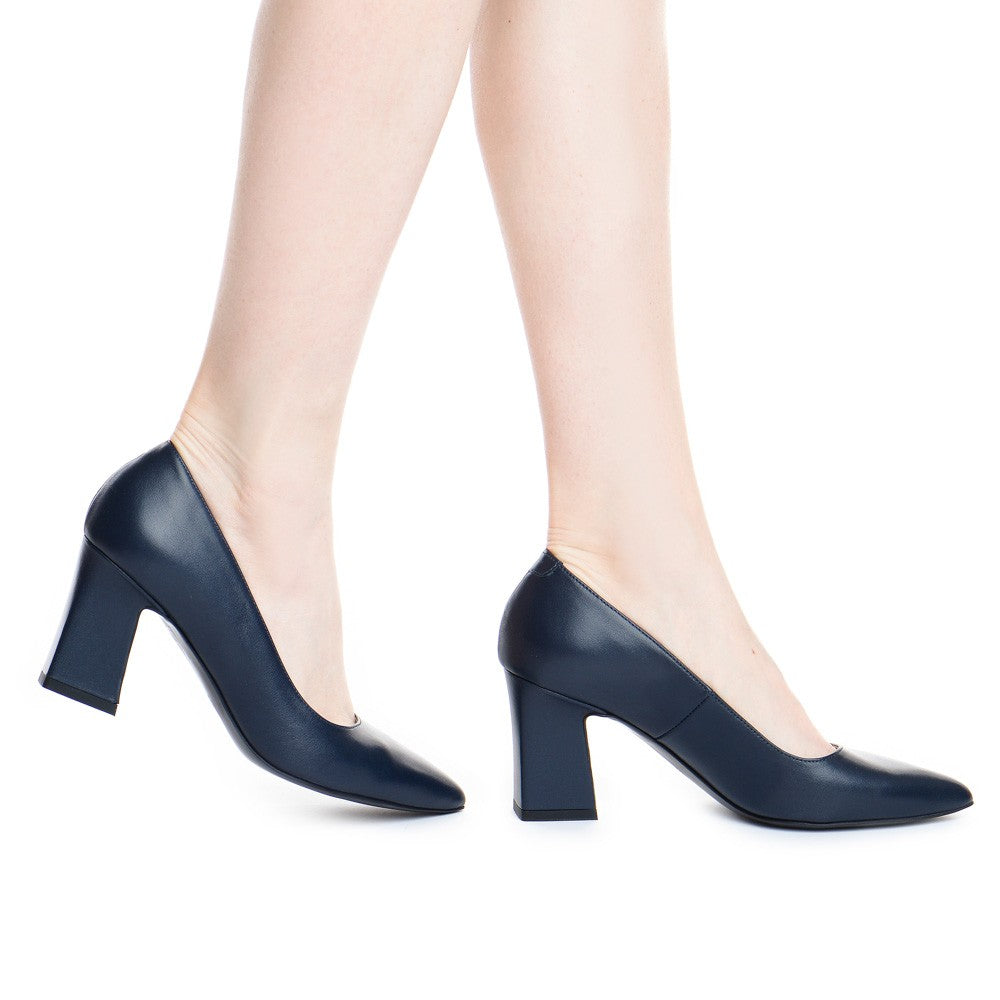 Pantofi de dama Guban 1352 nappa bleumarin