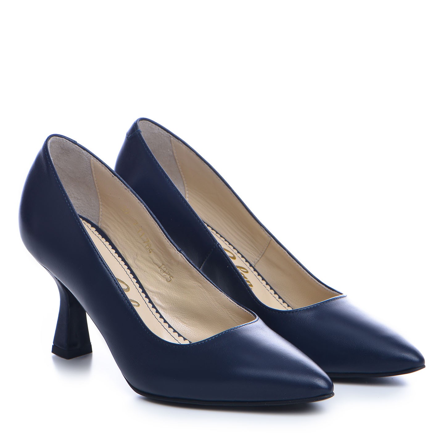 Pantofi dama Guban 1375 piele nappa bleumarin