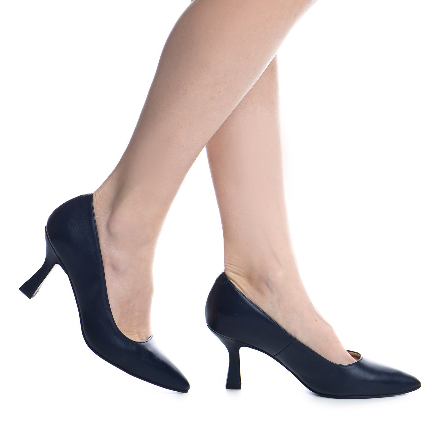 Pantofi dama Guban 1375 piele nappa bleumarin