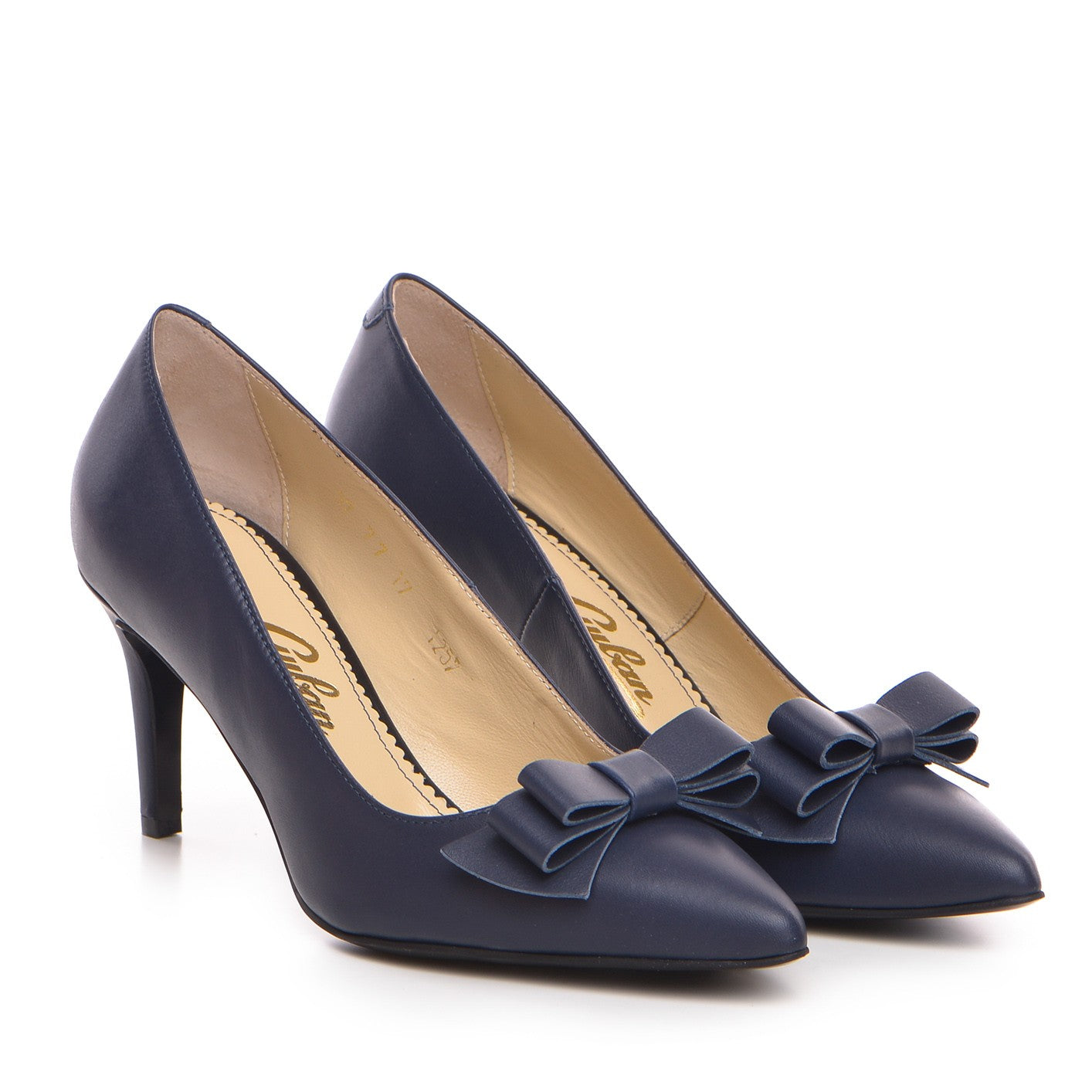 Pantofi dama Guban 1257 piele nappa bleumarin