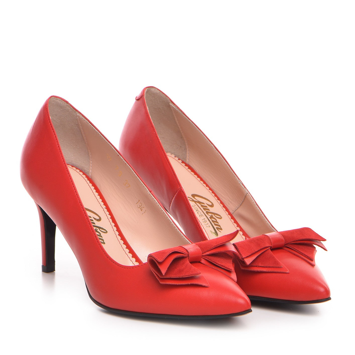 Pantofi de dama Guban 1341 nappa rosu