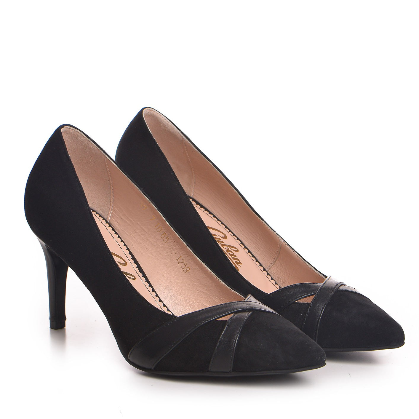 Pantofi dama Guban 1253 velur negru