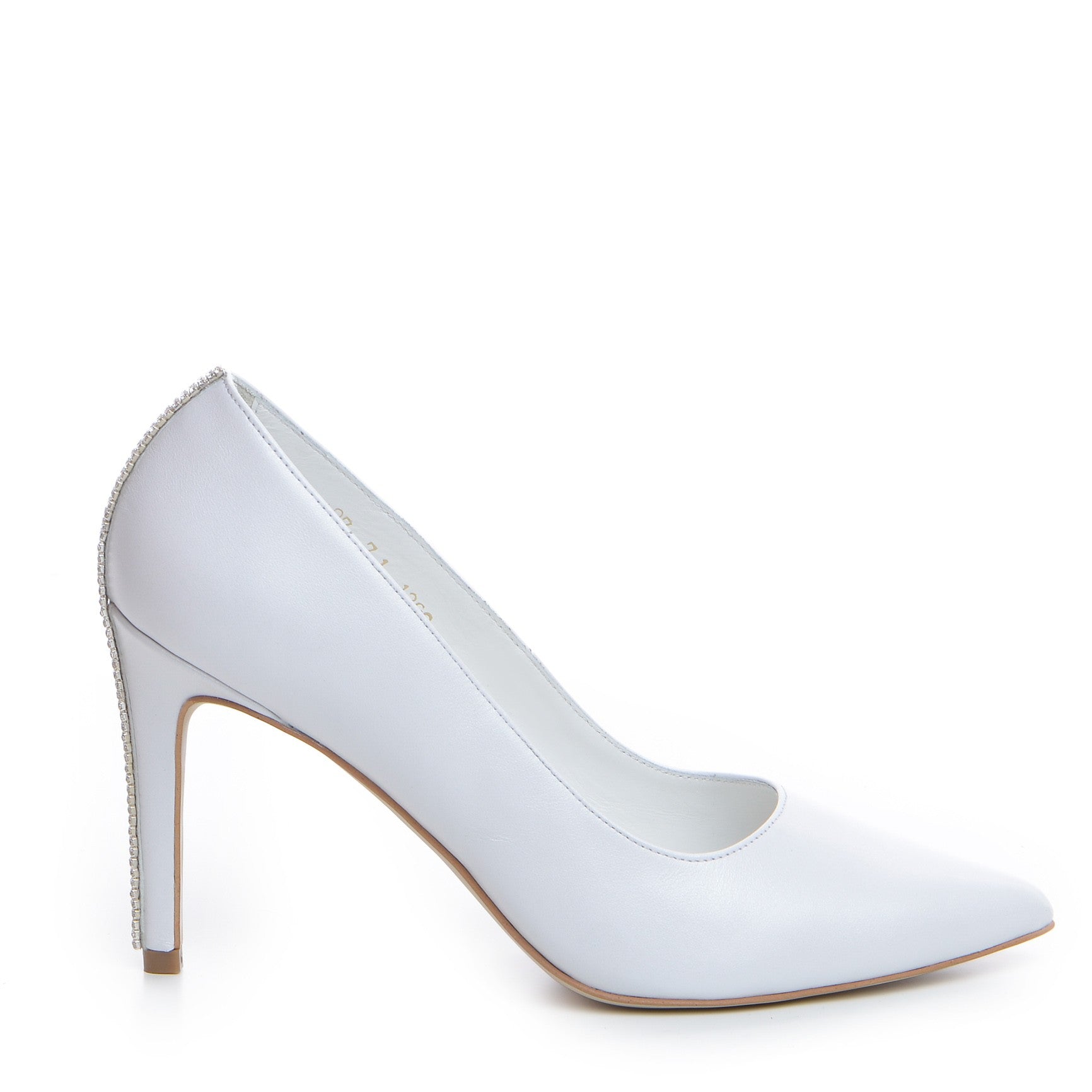 Pantofi mirese Guban 1368 nappa alb perlat