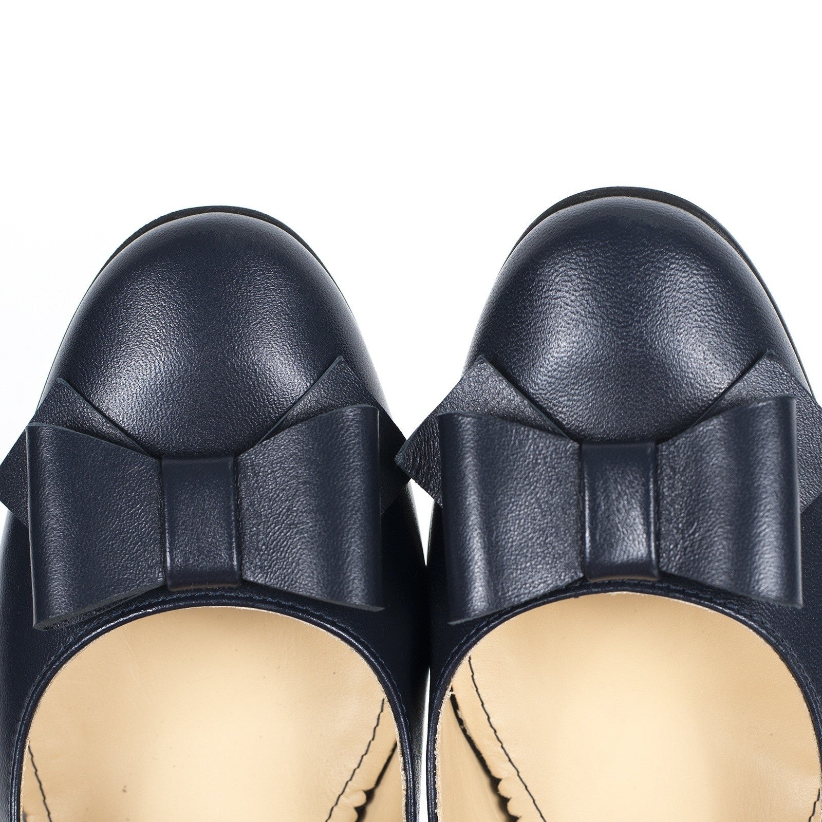 Pantofi dama Guban 3486 piele nappa bleumarin