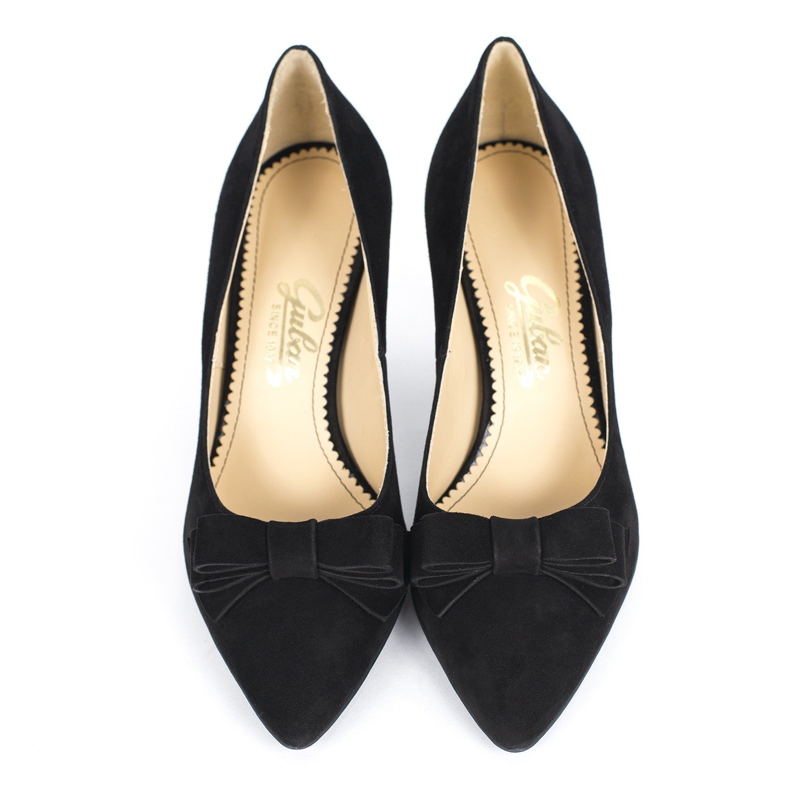 Pantofi dama Guban 1257 piele velur negru