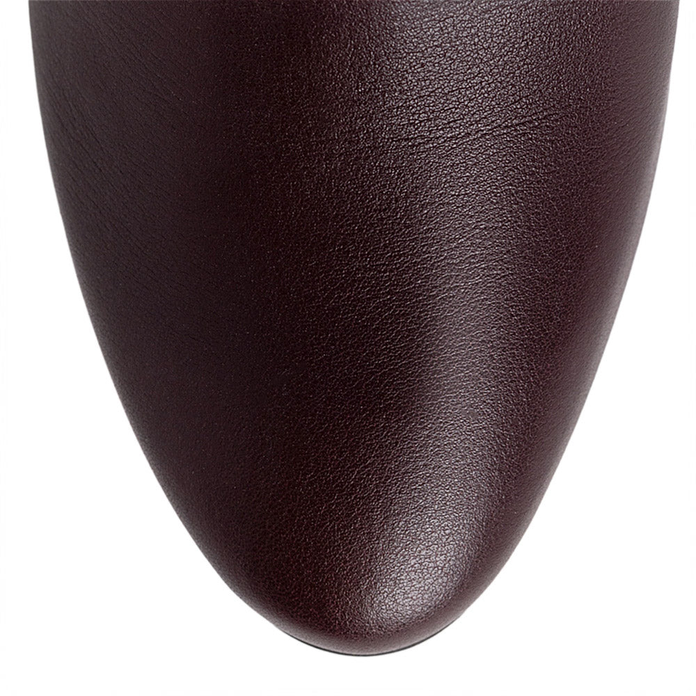 Botine dama Guban model 3491 nappa bordo