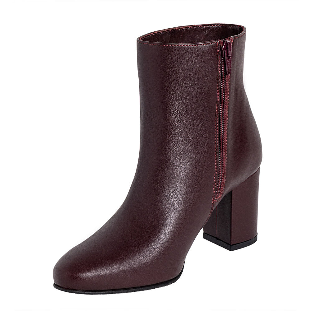 Botine dama Guban model 3491 nappa bordo